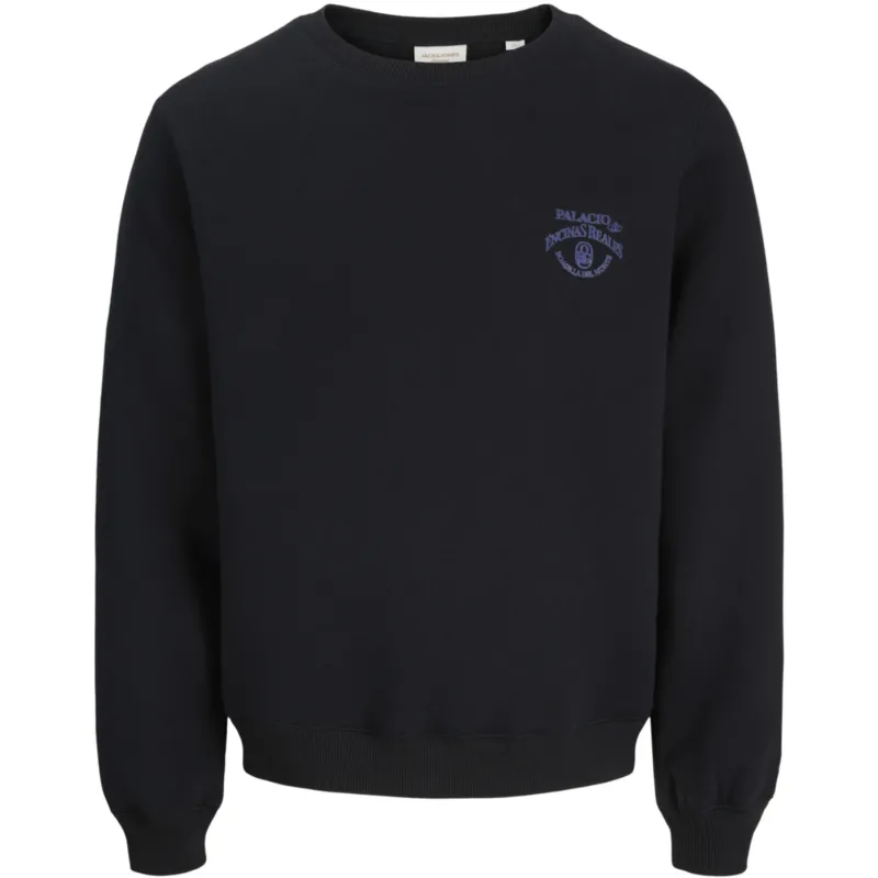 Jack & Jones Caviar Jorchamberi Typo Sweat Crew Neck Jnr
