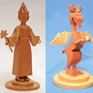 Compound Cut Fantasy Figures Scroll Saw Pattern - The Winfield Collection