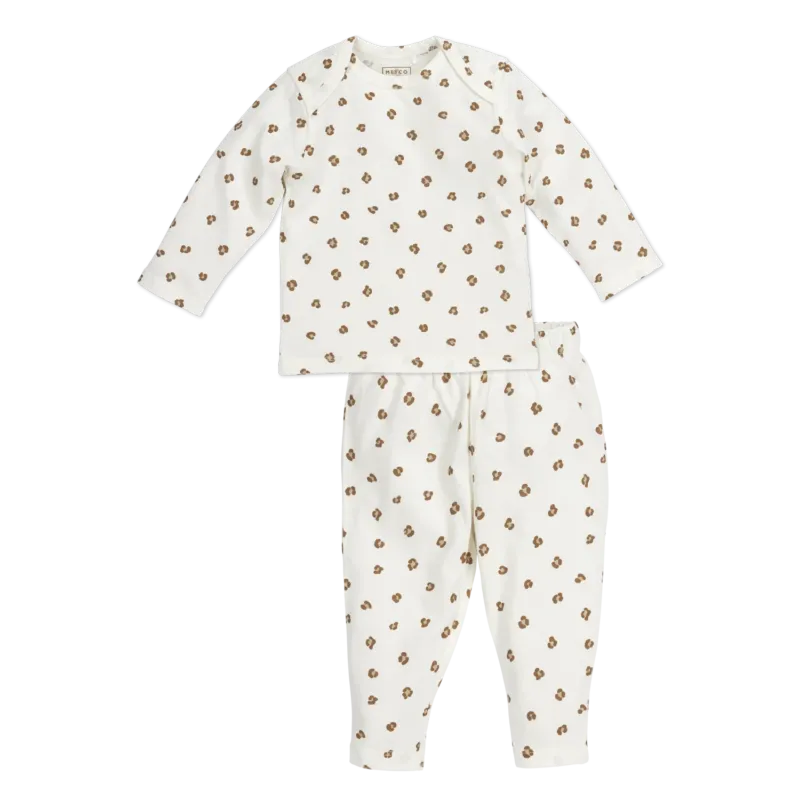 Meyco Baby-Pyjamas Mini Panther Offwhite Studio