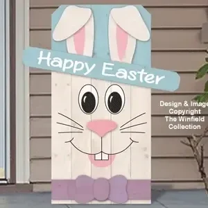 Reversible Pallet Wood Leprechaun/Easter Bunny Pattern - The Winfield Collection