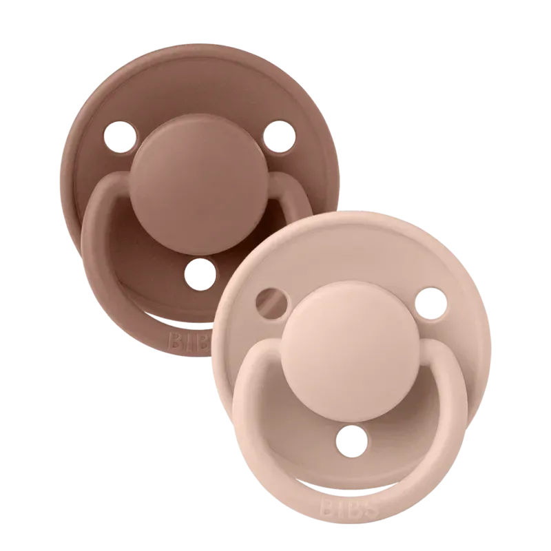 De Lux 2 PACK - Woodchuck/Blush - BIBS