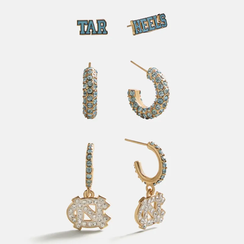 University of North Carolina Slogan Earring Set - University of North Carolina