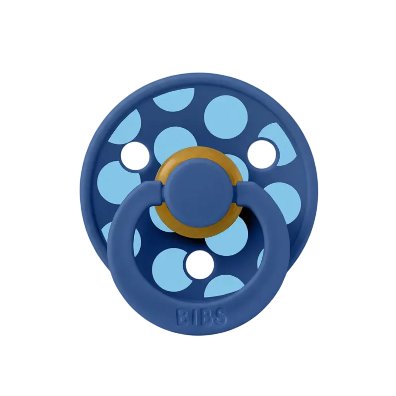 STUDIO Colour Pacifier Polka - Cornflower/Breeze