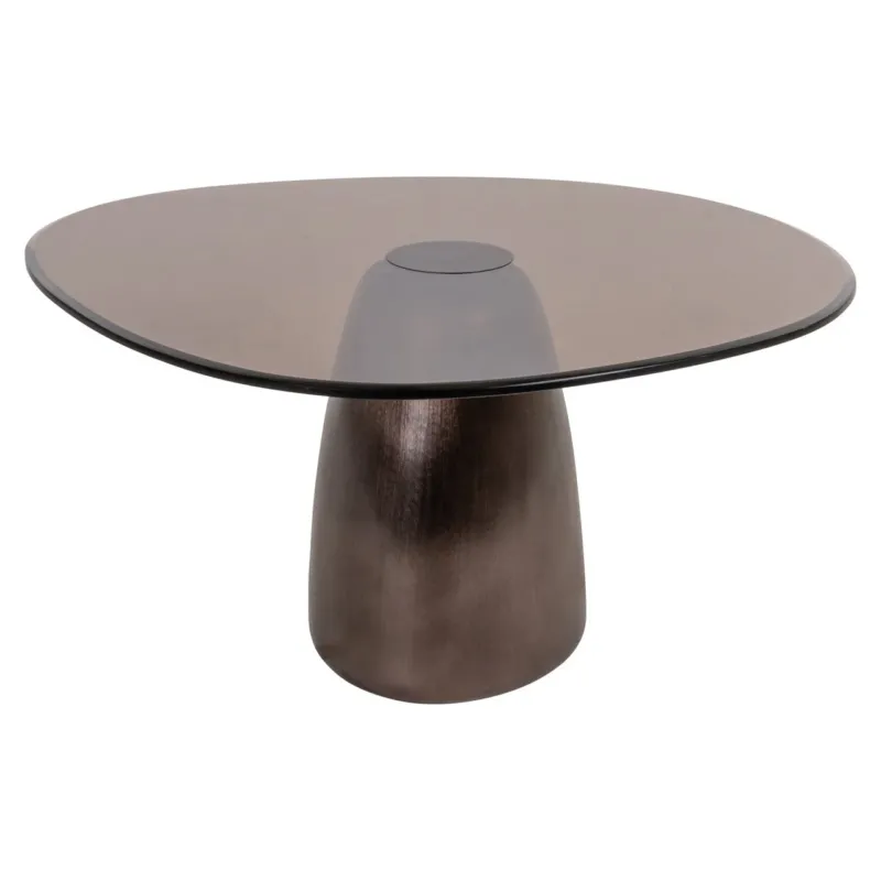 Richmond Interiors Couchtisch Hayden mit Glasplatte | Bronze