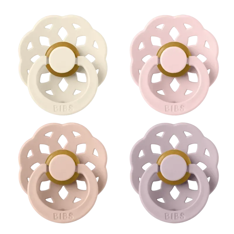 Boheme 4 PACK - Ivory/Blush/Blossom/Dusky Lilac - BIBS