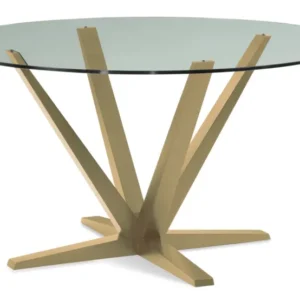 Aura Round Dining Table - Glass Top