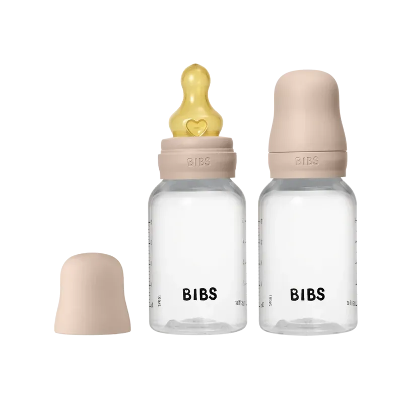 Baby BPA-Free PP Bottle Set 150ml 2 Pack Latex - Blush - BIBS