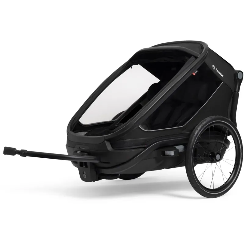Hamax Black Outback Next Bicycle Trailer Dubbel