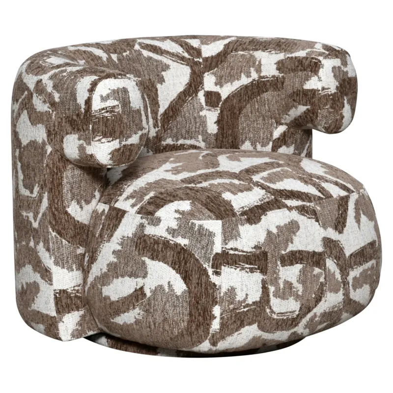 Richmond Interiors Drehsessel Talley | Braun Nature