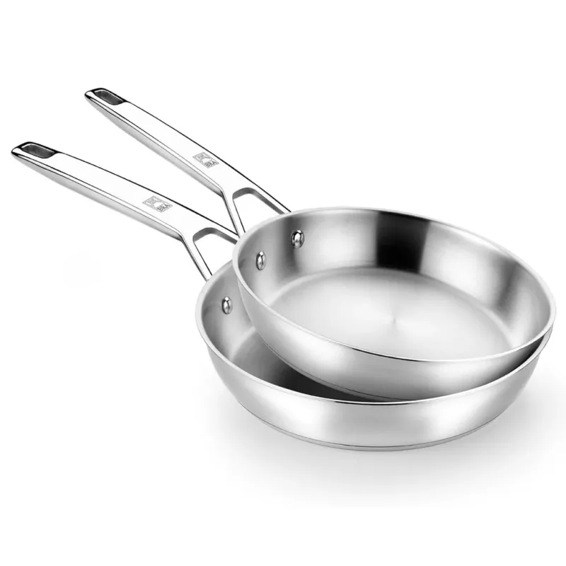 Conjunto de 2 sartenes acero inox Signature de Bra-20 - 26 cm-BRA771234