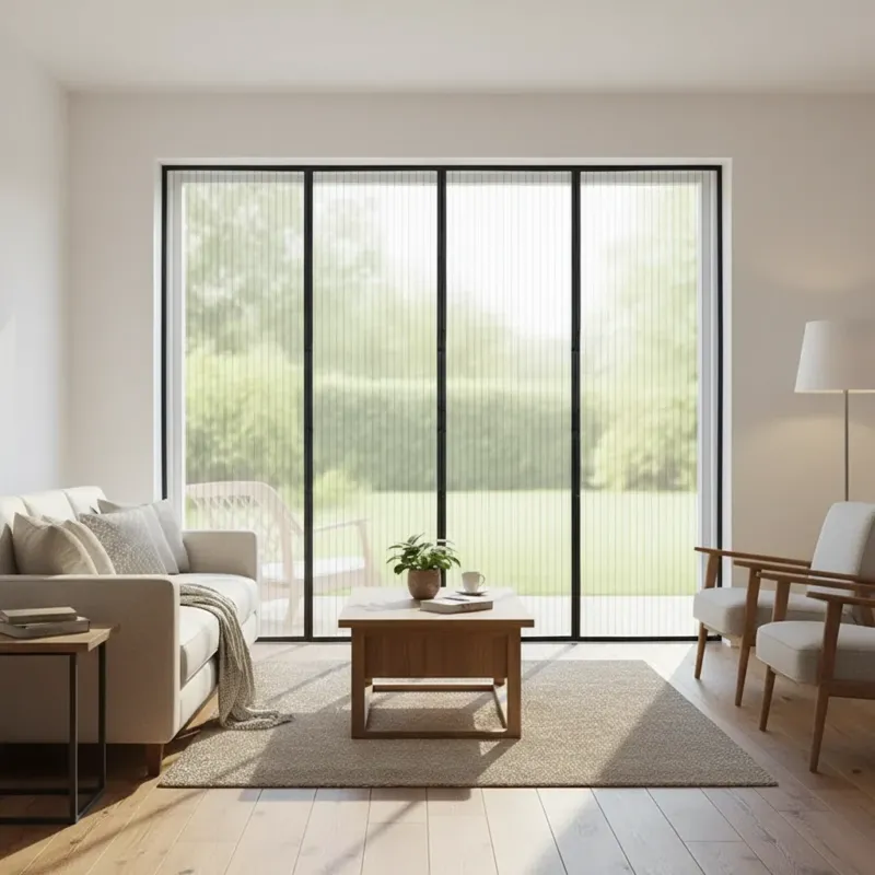 SCREENLIX – Self Closing Magnetic Door Curtain for Homes and Patios