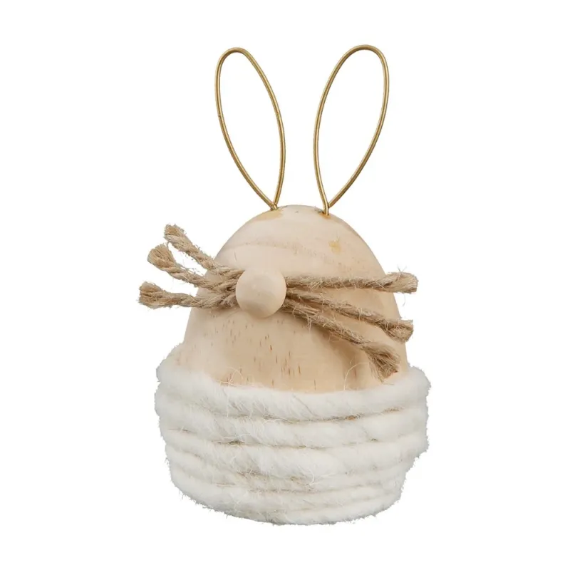 Gilde - Figur Hase Apena Holz naturfarben