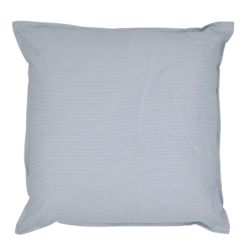 Chic Antique - Kissenhülle gestreift Sky Blue und Weiß