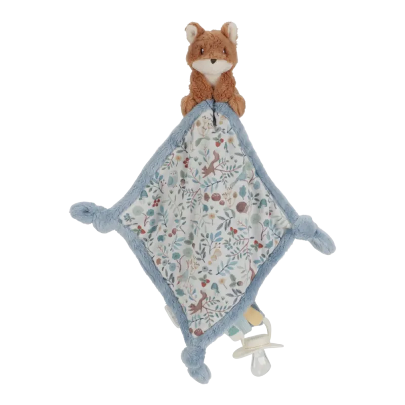 Little Dutch Kuscheltuch blau Fuchs