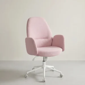 Ergonomischer Bürostuhl – Atmungsaktives Leinen-Mischgewebe – Verstellbar – Modernes Design – Bis 150 kg belastbar