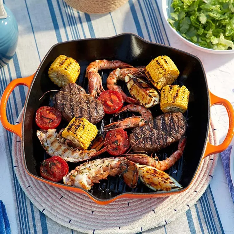 Parrilla Skillet Grill cuadrada Le Creuset - Claudia&Julia