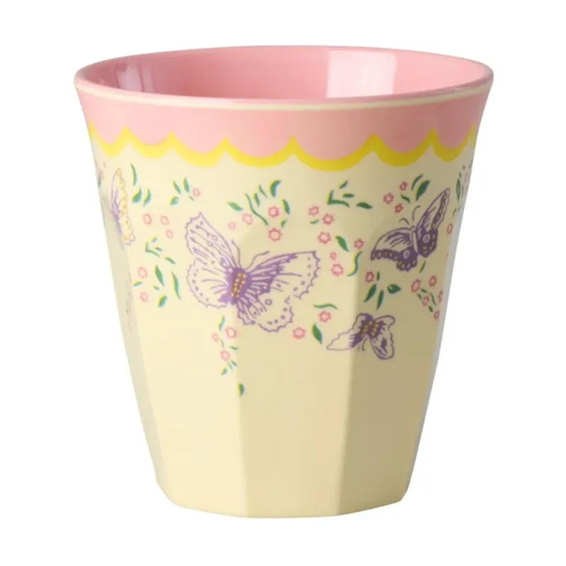 Rice - Becher Melamin Medium Crème Spread Your Wings