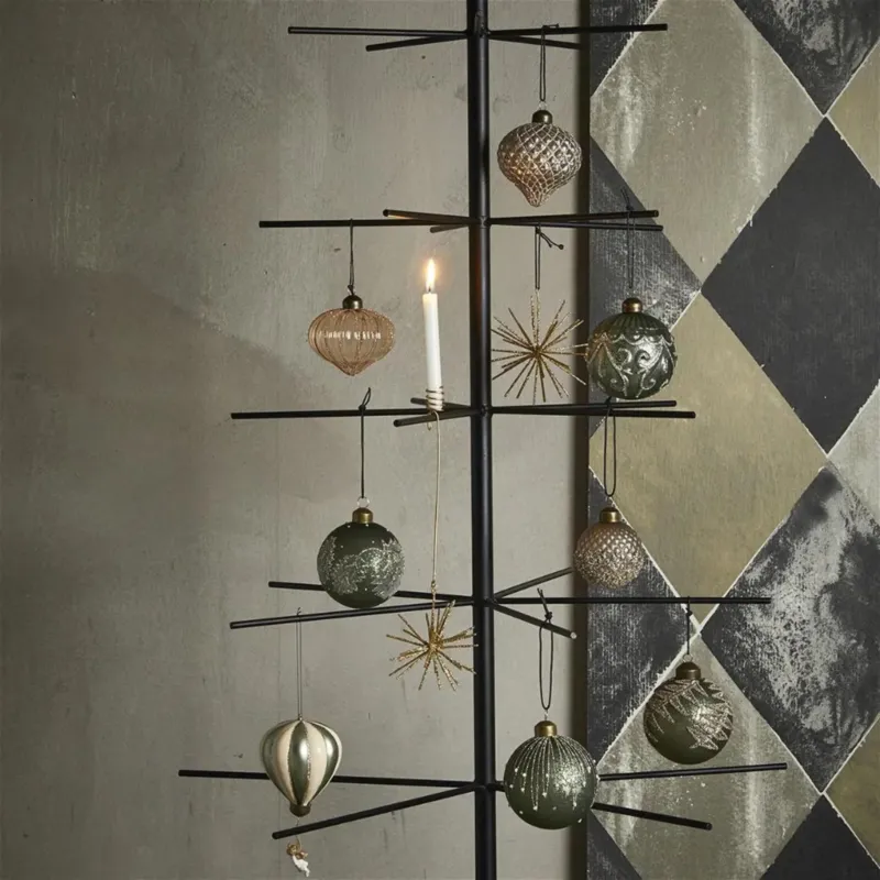Weihnachtskugeln Grün Glitzer 6 cm - Mehrere Varianten