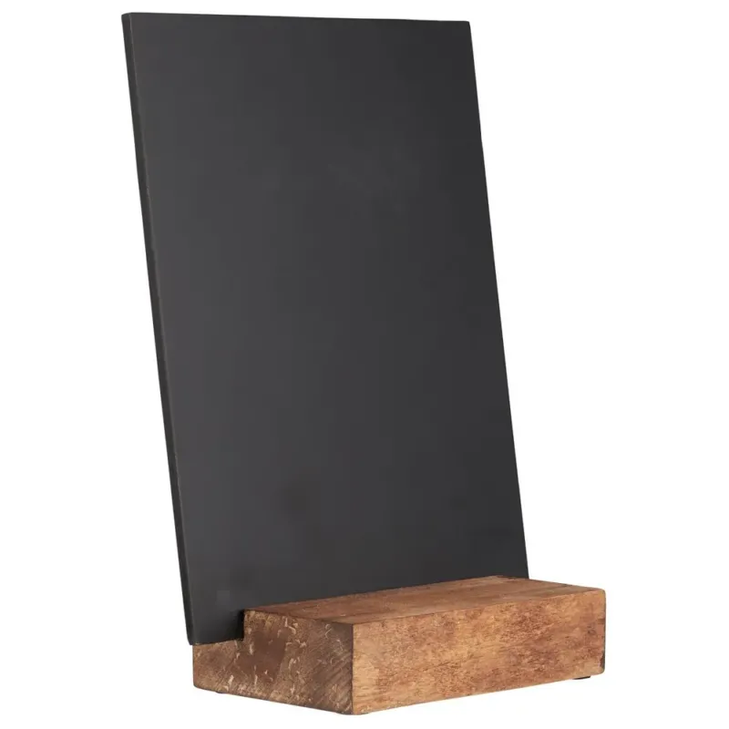 Ib Laursen - Tischtafel mit Holzklotz