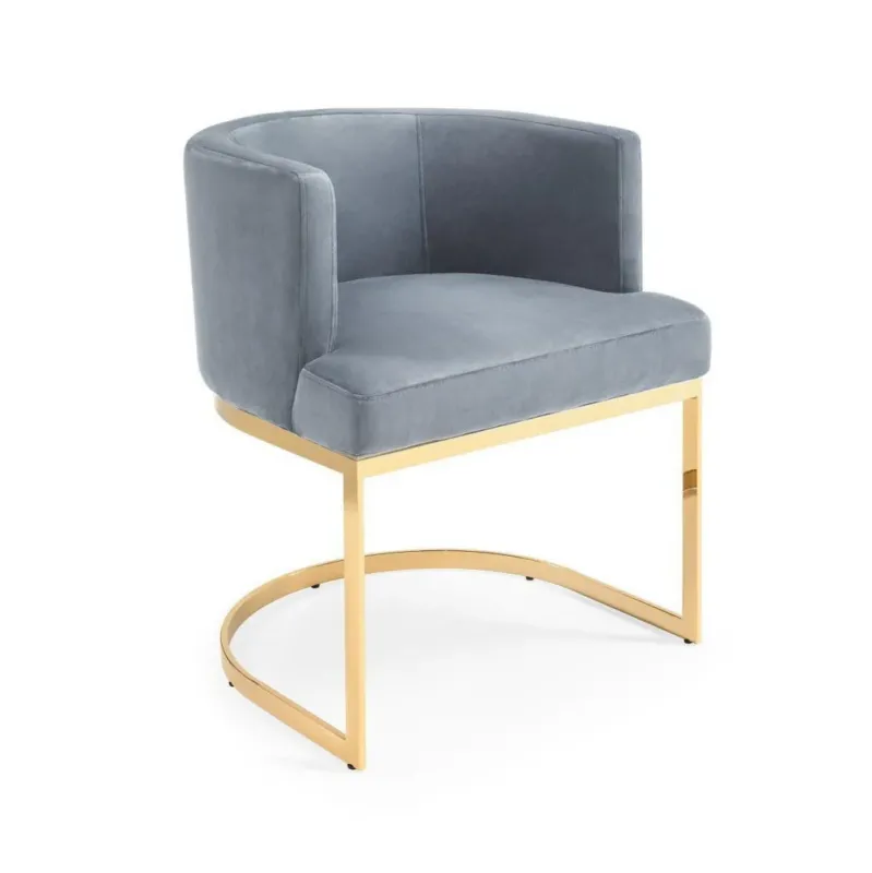 Abhika Esszimmerstuhl Pina | Gold&Grau