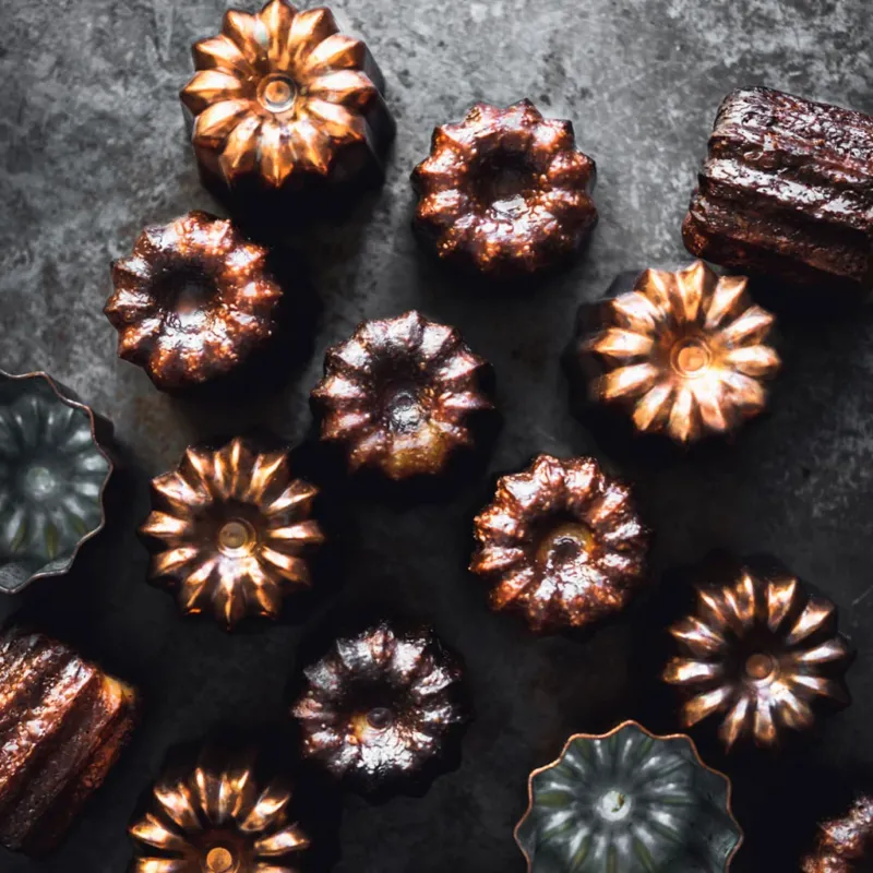 Molde de cobre para Canelés De Buyer-