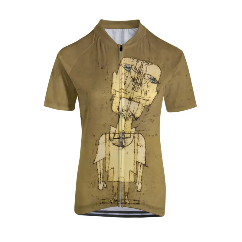 Ghost of a Genius Women's Cycling Jersey | Paul Klee Modernist Art | XS-4XL