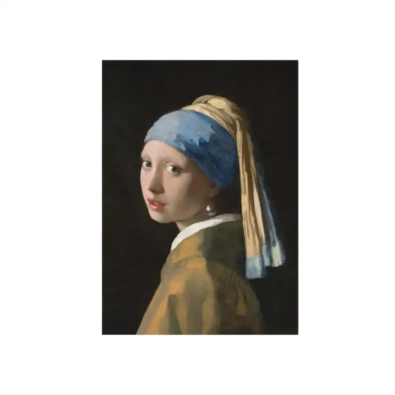 Girl with a Pearl Earring Floor Mat