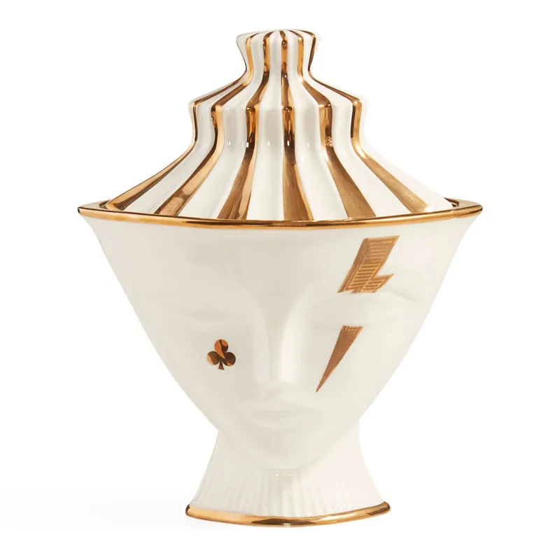 Jonathan Adler Gilded Giuliette Aufbewahrungsdose | Gold Glänzend