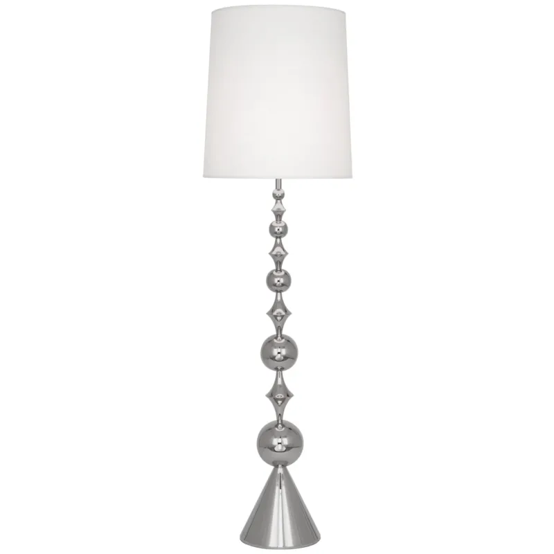 Jonathan Adler Stehlampe Harlequin | Silber