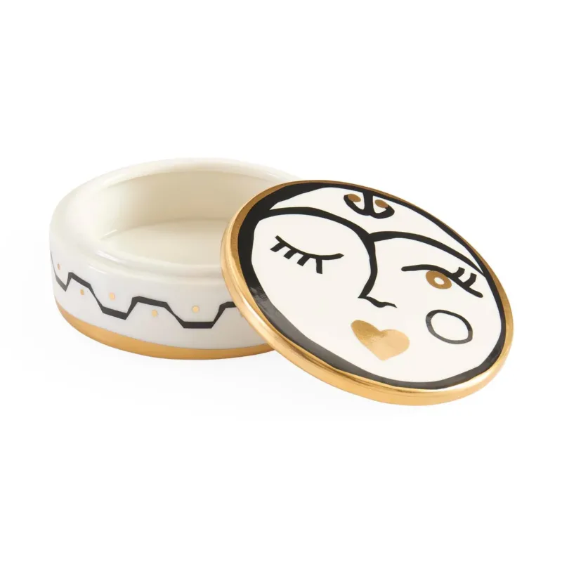 Jonathan Adler runde Aufbewahrungsdose Marseilles