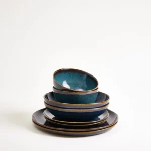 Melides Geschirr-Set oceanblue 8-teilig