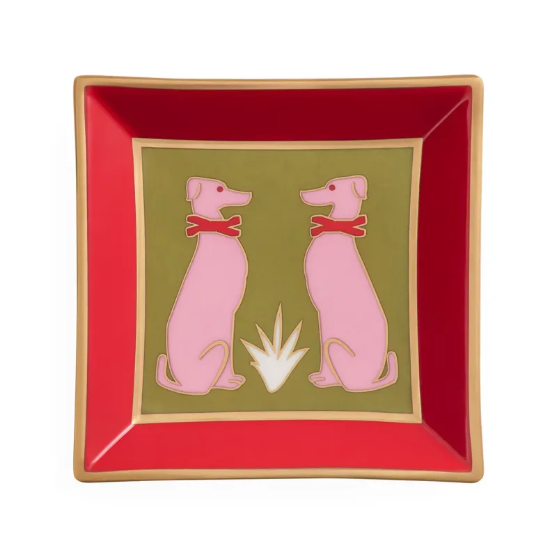 Jonathan Adler Ablageschale Playa Greyhounds Square Tray